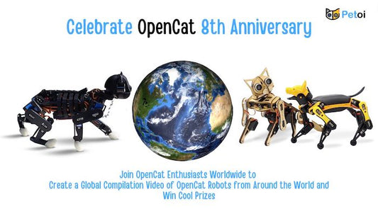 Celebrate OpenCat Robot 8th Anniversary