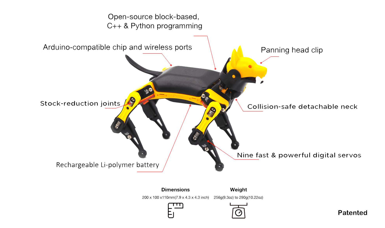 Petoi Bittle Programmable & Raspberry PI Robot Dog - Open Source ...