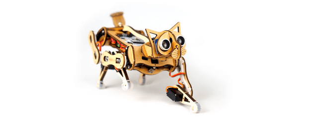 Realistic Open Source Programmable Nybble Robot Cat | Petoi